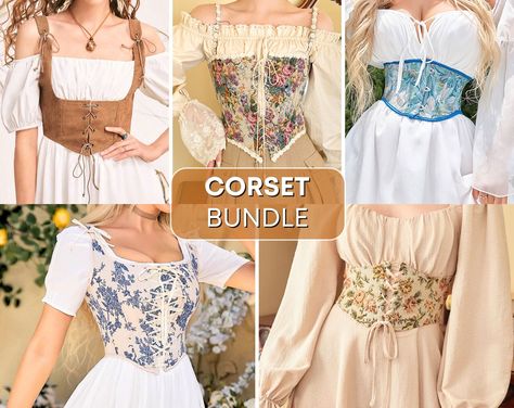 Corset Pattern Sewing, Corset Belt Pattern, Underbust Corset Pattern, Corset Patterns, Fancy Dress Patterns, Pattern Corset, Pinafore Pattern, Women Sewing, Romper Sewing Pattern