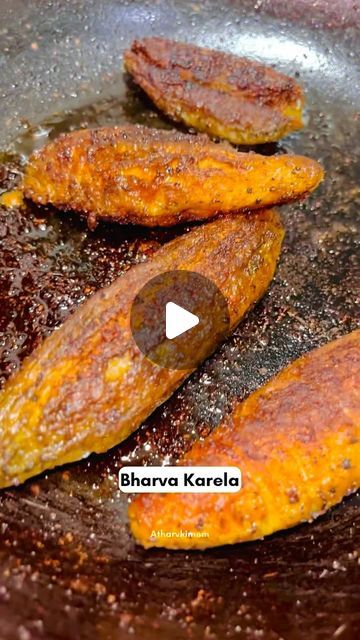 Bharva Karela Recipe, Bharwa Karela Recipe, Karela Recipe, Rose Tart, Apple Rose Tart, Processor Recipes, Apple Rose, Bitter Gourd, Food Indian