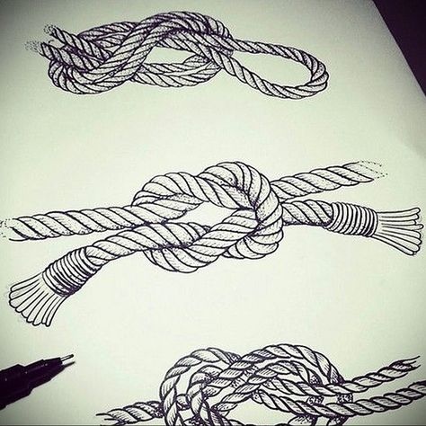 Dots Tattoo, Rope Tattoo, Tattoo Wrist, Knot Tattoo, Nautical Tattoo, Leg Tattoo Men, Tattoo Project, New Tattoo, Tattoo Parlors