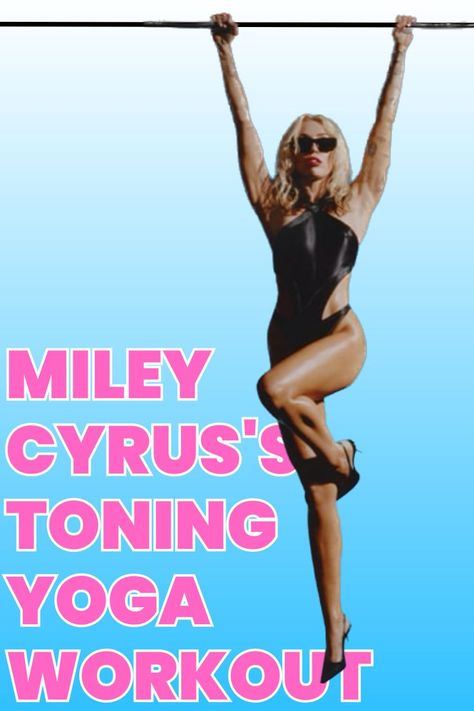 Get fit and toned like Miley Cyrus using her yoga routine in your next workout session Lunge Variations, Get Abs, Yoga Mats Best, Toned Abs, Ashtanga Yoga, Workout Session, Yoga Routine, Toned Body, Pilates Workout