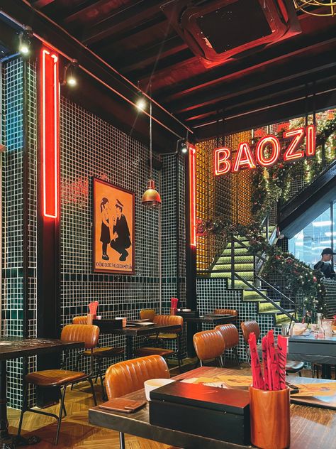 Bao restaurant. 28th December’22 Bao Restaurant Design, Hotpot Restaurant Interior Design, Modern Asian Restaurant Design, Bbq Shop Design, Trendy Restaurant Design, Korean Hotpot, Bianca Pizza, Modern Asian Restaurant, Asian Restaurant Design