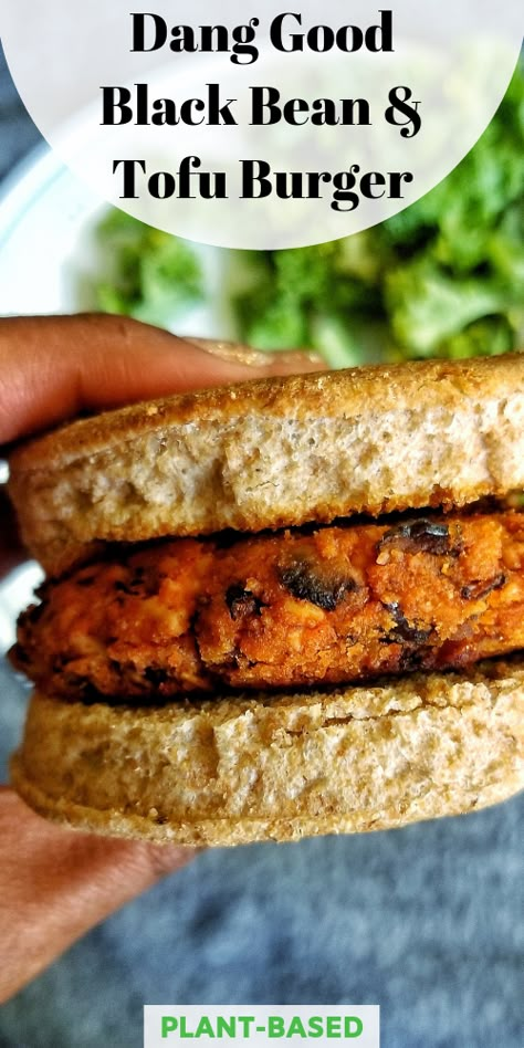 Tofu And Black Bean Recipes, Bean And Tofu Recipe, Tofu Black Bean Burger, Black Bean Tofu Recipe, Tofu Burger Recipe Simple, Tofu Burger Recipe, Black Bean Tofu, Tofu Burgers, Bean Tofu