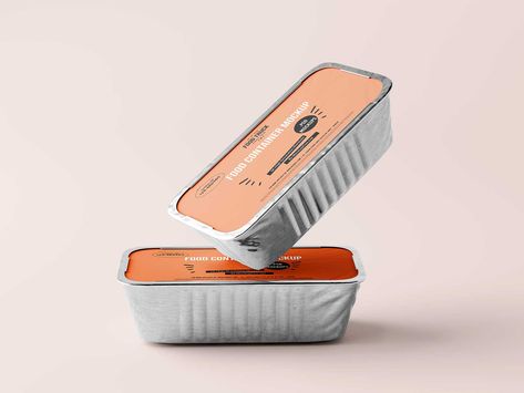 Aluminum Food Container Mockup | Free Mockup Aluminium Packaging, Aluminum Packaging, Postcard Mockup, Macbook Mockup, Design Mockup Free, Ipad Mockup, Plastic Food Containers, Sign Mockup, Iphone Mockup