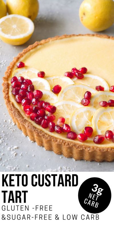 This gluten-free vanilla custard tart recipe, with an exceptionally creamy texture and prominent vanilla flavor, is a dessert that everyone will like. It’s a low-carb, keto, and (of course) sugar-free sweet treat that anyone can recreate at home. Vanilla Custard Tart, Keto Custard, Custard Tart Recipe, Desserts Board, Custard Tarts Recipe, Sugar Free Pie, Galletas Keto, Postre Keto, Custard Tart