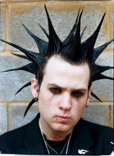 Punk Hairstyles - Album on Imgur Punk Hairstyles, 90s Punk, Spiked Hair, Piercings, I Hope, Hairstyles, Hair