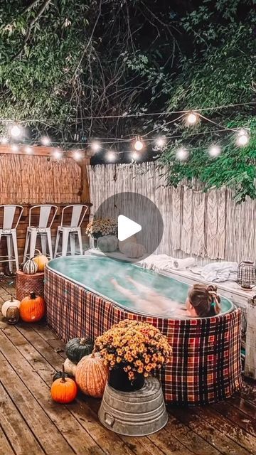 Your Stock Tank Pool Resource on Instagram: "Turning a stock tank pool into a hot tub just in time for the cooler fall weather. All the info and products used are linked in our bio 🙂" Dog Bath Ideas, Stock Tank Hot Tub, Stock Tank Pool, Tank Pool, Stock Tank, Dog Bath, Bath Ideas, Fall Weather, Farm Gardens