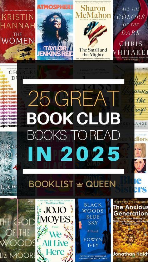 Looking for book club recommendations for 2025? Just choose one of these top 25 book club books for 2025. You won't go wrong with these best new book releases and discussion-worthy book club favorites to read with your book club. book club book 2025 | best book club books 2025 | book club reads | best books to read in 2025 | book club recommendations 2025 Books For 2023, Book Club Recommendations, Best Book Club Books, Book Club Reads, Book Club Ideas, Big Books, Books You Should Read, Top Books To Read, Must Reads