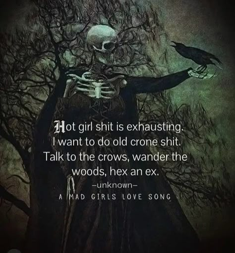 Unknown author Eerie Photography, Witch Coven, Witch Quotes, Witch Magic, Halloween Quotes, Sarcastic Quotes Funny, Witch Aesthetic, Witchy Woman, Witchy Vibes