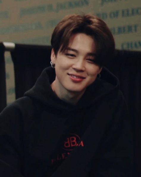 Bts Jimin, Park Jimin, Black Hoodie, A Black, Brown Hair, Bts, Hair, On Instagram, Black