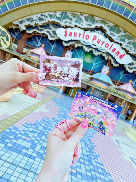 💕 Time for some kawaii fun here at Sanrio Puroland! 💜⁠ #sanriopuroland #sanriopurolandjapan #puroland Sanrio World Japan, Japan Sanrio Puroland, Sanrio Puroland Tokyo Japan, Sanrio Puroland Aesthetic, Puroland Japan, Kawaii Places, Sanrio Land, Friends Reference, Japan Fits