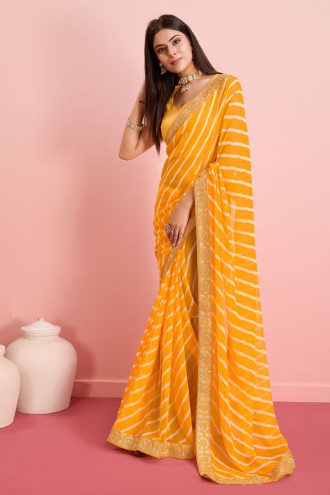 Women's Traditional & Ceremonial Clothing, Simple Saree Designs, Party Sarees, Simple Sarees, Party Wear Saree, Dress Attire, Designer Kurti, Casual Saree, Elegant Saree