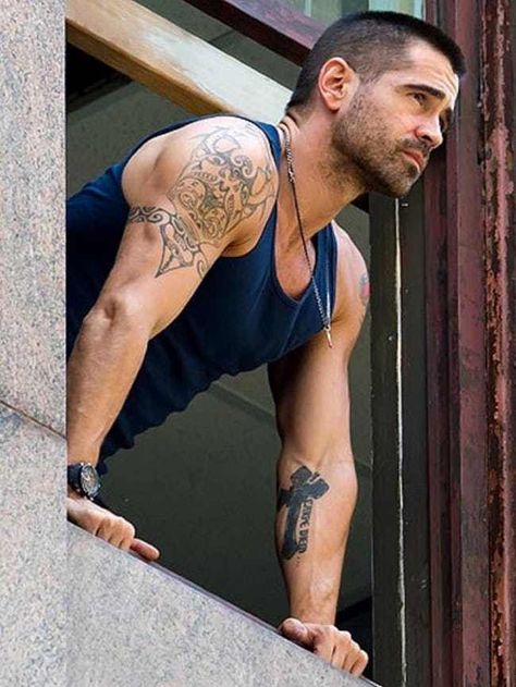 Carpe Diem and Cross is listed (or ranked) 2 on the list Colin Farrell Tattoos Actors With Tattoos, Good Tattoos, Tattoos For Women On Thigh, Ian Mckellen, Maggie Smith, Colin Farrell, Tilda Swinton, Celebrity Tattoos, Al Pacino