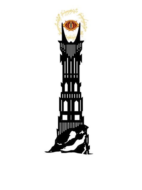 The Eye Of Sauron Tattoo, Eye Of Sauron Tattoo, Sauron Tattoo, Sauron Tower, Sauron Eye, Eye Of Sauron, Tattoos And Piercings, I Tattoo, Tattoo Ideas