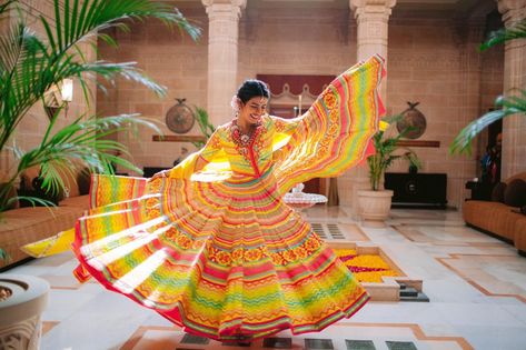 For the Mehendi celebrations, Priyanka wore a colorful Khosla Jani outfit. The organdy sherwani was embelli... Priyanka Chopra Wedding, Mehndi Dress, Hindu Ceremony, Mehendi Outfits, Mandy Moore, Ghagra Choli, Christian Wedding, Desi Wedding, Joe Jonas