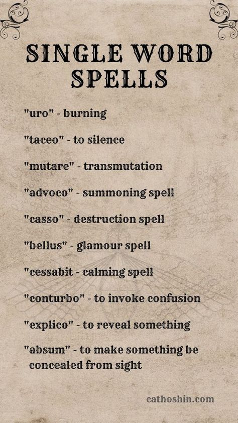 A simple one-word spell is a spell in one word. Short, sweet, and to the point. One-word spells can be made for just about anything. This can be done in any language you choose to work with, as long as it feels right and you can pronounce it, that's all that matters. They are great for a little something on the go. One-word spells can be used any time any place. They're easy to remember. They're easy to make, even for beginner practitioners. Spell Against Envy, Spells To Do On Halloween, Witches Spells For Beginners, What Is A Grimoire, How To Put A Spell On Someone, Obeah Spells, One Word Spells Witchcraft, Real Magic Spells That Work, Be Gone Spell