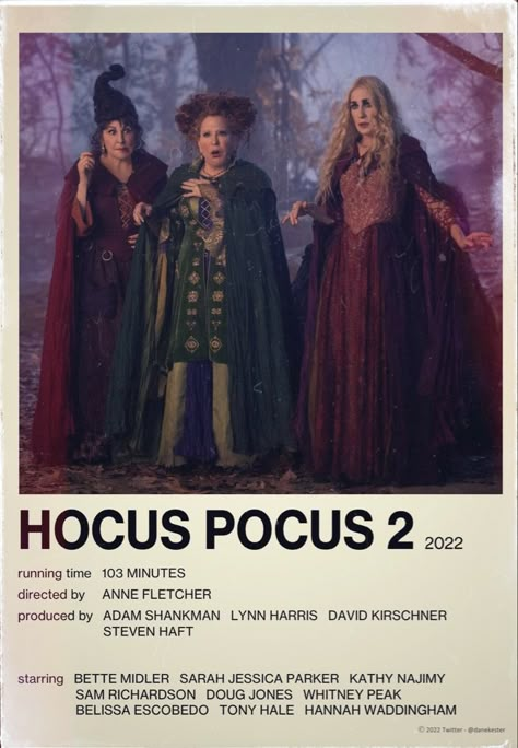 Hocus Pocus 2 Movie Poster, Halloween Movies Polaroid Poster, Halloween Movies Poster, Fall Watchlist, Hocus Pocus Movie Poster, Hocus Pocus Poster, Autumn Front Porch Decor, Hermanas Sanderson, Kids Movie Poster