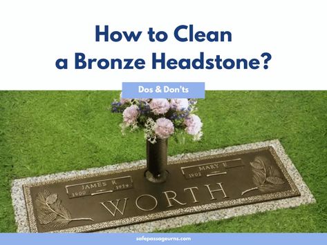 How To Clean Grave Headstones, Cleaning Headstones Cemetery, How To Clean Headstones, Grave Headstones, No Time, Grease, Chemicals