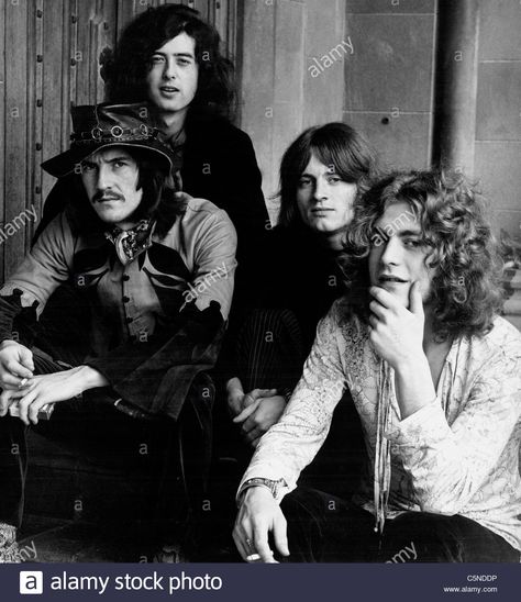 Download this stock image: led zeppelin, 1972 - C5NDDP from Alamy's library of millions of high resolution stock photos, illustrations and vectors. Zeppelin Poster, Led Zeppelin Poster, Robert Plant Led Zeppelin, John Paul Jones, Greatest Rock Bands, John Bonham, Chateau Marmont, Led Zep, Musica Rock