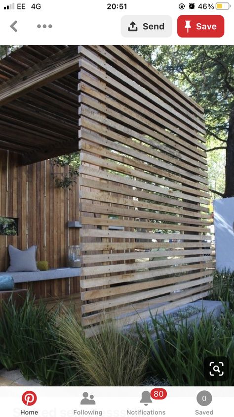 Patio Privacy Screen, Contemporary Garden Design, Patio Privacy, Privacy Landscaping, Tiny Garden, Garden Privacy, Privacy Screen Outdoor, Outdoor Privacy, Apartment Garden