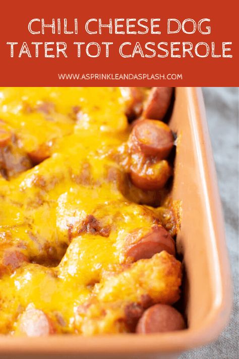 Cheap Casseroles, Cheap Casserole Recipes, Cheap Family Dinners, Chili Dog, Easy Cheap Dinners, Tot Casserole, Cheap Easy Meals, Tater Tot Casserole, Easy Dinner Recipe