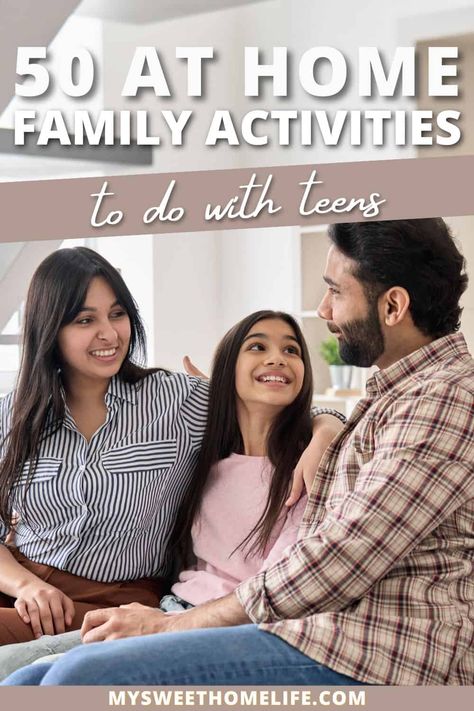 Family Quality Time Ideas, Family Connection Activities, Family Night Ideas With Teenagers, Family Time Ideas At Home, Family Things To Do At Home, Things To Do With Your Siblings, Family Project Ideas, Activities For Teens At Home, At Home Family Activities