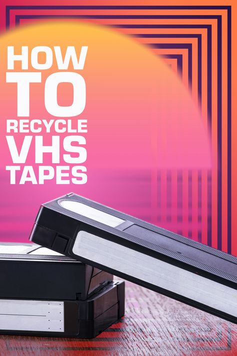 Old Vhs Tapes Ideas, Vhs Diy, Vhs Tape Case, Vhs Crafts, Ideas For Recycling, Vcr Tapes, How To Recycle, Fun House, Video Tapes