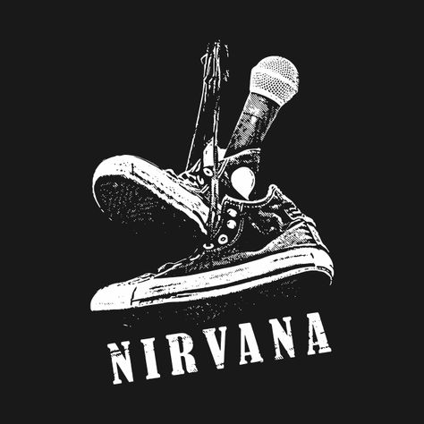 Wallpapper Iphone, Nirvana Wallpaper, Nirvana Art, Poster Art Vintage, Nirvana Poster, Rock Poster Art, Grunge Posters, Andermatt, Rock Band Posters