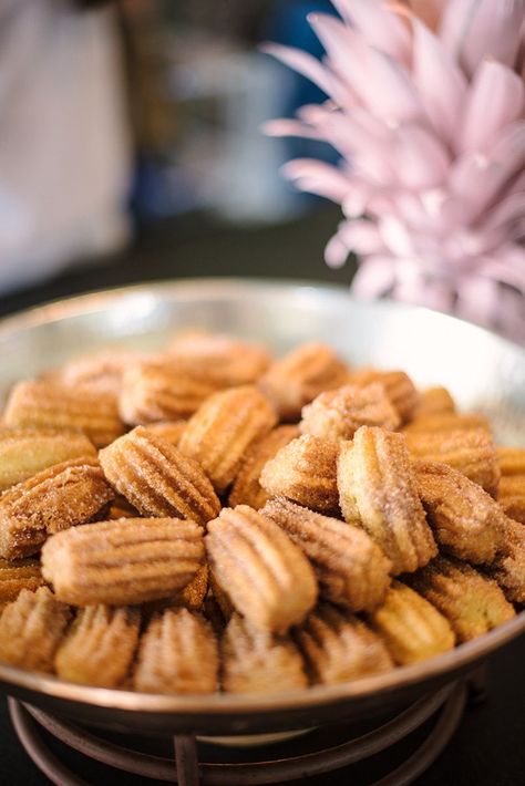 Yes, you heard that right — there were freshly made mini churros. Swoon Food Churros, Southern Brunch, Mini Churros, Katie Kime, Party Food Buffet, Camille Styles, Brunch Party, Southern Girl, Find Joy