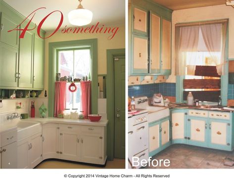 1940s kitchen design images - Yahoo Image Search Results 1940s Kitchen Remodel, 1940s Kitchen Decor, 1940 Kitchen, 40s Kitchen, 1940s Decor, 1940s Kitchen, Vintage Kitchen Cabinets, 1940s Home, Décor Boho