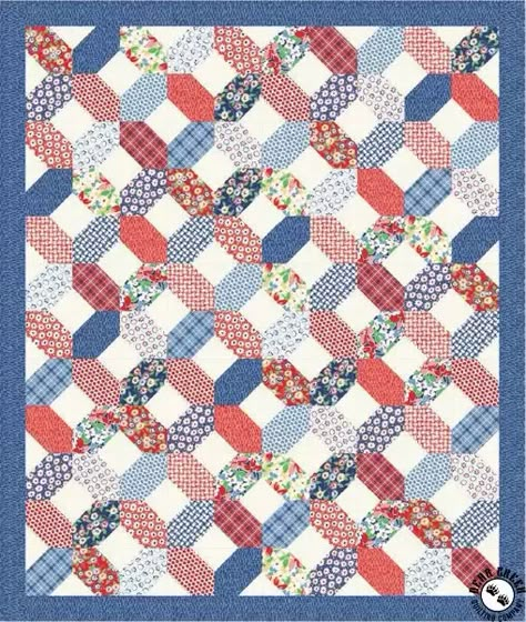 Picnic Quilt Pattern, Precut Quilt Patterns, Quilt Free Pattern, Blue Quilt Patterns, Colchas Quilting, Snowball Quilts, Charm Pack Quilt Patterns, Charm Square Quilt, Charm Pack Quilt