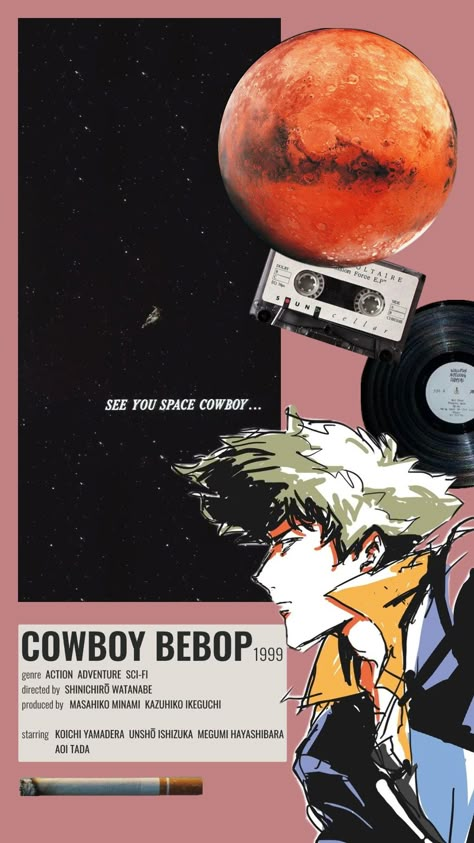 see you, space cowboy #spikespiegel #cowboybebop Cowboy Bebop Desktop Wallpaper Hd 1080p, Cowboy Bebop Aesthetic Wallpaper Iphone, Cowboy Bebop Spike Wallpapers, Space Cowboy Aesthetic, Cowboy Bebop Poster, Cowboy Bebop Aesthetic, Cowboy Bebop Wallpapers, Twenty One Pilots Art, Cowboy Bebop Anime