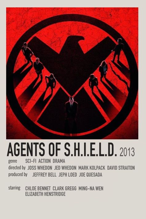 Agents Of Shield Poster, Simplistic Posters, Nebula Marvel, Pic Wall, Mcu Characters, Tv Poster, Minimalistic Poster, Avengers Movie, Clark Gregg