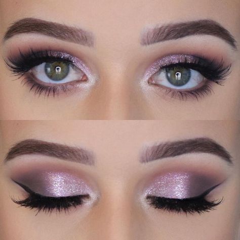 Lavender Smokey Eye, Lavender Makeup Looks, Machiaj Smokey Eyes, Charlotte Bird, Lavender Makeup, Bird Makeup, Amazing Wedding Makeup, Make Up Designs, Makeup Nails Designs