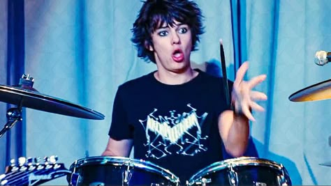 Rodrick Heffley Drums, Stinky Pete, Wimpy Kid Rodrick, Roderick Heffley, Devon Bostick Rodrick, End Of Summer Party, Rodrick Rules, Me And My Cousin, Rodrick Heffley