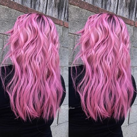 Cherry Blossom Hair, Fall Winter Hair Color, Pastel Pink Hair, Shade Of Pink, Balayage Brunette, Hair Inspiration Color, Balayage Highlights, Hair Painting, Hair Inspo Color