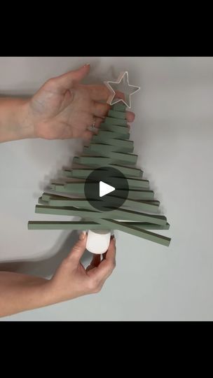 What To Do With Wooden Dowels, Dowel Christmas Tree Diy, Wooden Dowel Christmas Tree, Paint Stick Christmas Tree, Wooden Diy Christmas Tree, Diy Dowel Projects, Wooden Dowel Crafts, Miter Shears, Dowel Tree