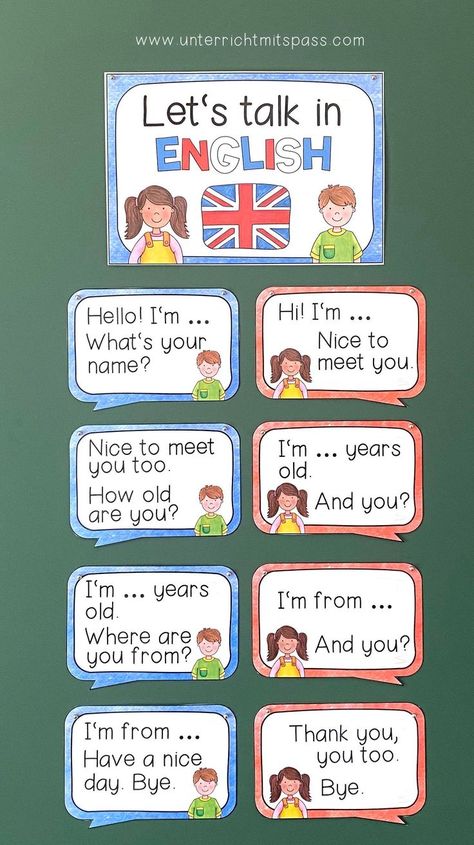 English Classes For Kids, English Conversation Practice, English Primary School, Speaking Activities English, English Conversation Learning, English Posters, English Teaching Materials, English For Beginners, English Conversation