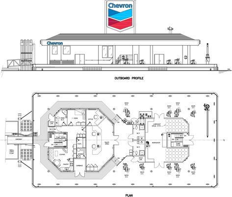 Chevron Legacy… A state-of-the-art marine fuel station for Vancouver Harbour… Gas Station Layout, Service Station Design, Fuel Station Design, Petrol Station Design, Gas Station Design, Architecture Symbols, Gasoline Station, Fuel Station, Car Shed