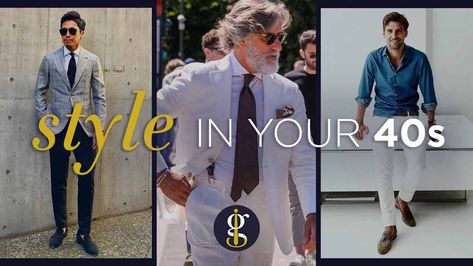 How to DRESS YOUR AGE for Men (20s, 30s, 40s & Beyond) 40s Aesthetic Fashion, Fashion 40s, Tailored Clothes, Mens Fashion Inspiration, Dress Well, Dress Appropriately, Fashion Man, Well Dressed Men, Male Fashion