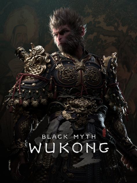 Black Myth Wukong Game, Sun Wukong Black Myth, Wu Kong Monkey King Art, Black Myth Wukong Art, Black Myth Wukong Wallpaper 4k, Black Myth Wukong Wallpaper, Wukong Wallpapers, Black Wukong, Wukong Game