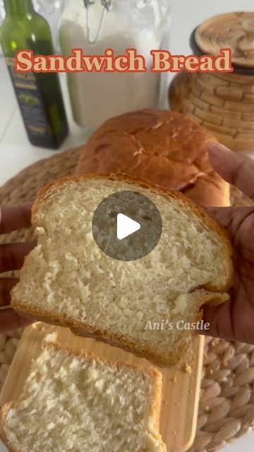 Quick Rise Instant Yeast Bread Recipes, Easy Sandwich Bread No Yeast, Easy Bread Instant Yeast, Easy Sandwich Bread No Mixer, Easy Sandwich Bread Recipe, Saf Instant Yeast Bread Recipe, Baking Bread At Home, Sandwich Bread Recipes, Breakfast Toast