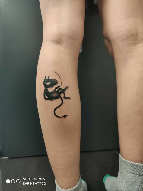 Disenchantment Tattoo Ideas, Luci From Disenchantment Tattoo, Lucy From Disenchantment Tattoo, Lucy Tattoo Disenchantment, Lucy Disenchantment Tattoo, Luci Disenchantment Tattoo, Luci From Disenchantment, Disenchantment Tattoo, Luci Tattoo