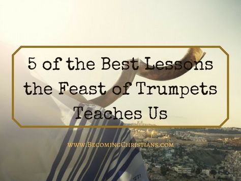 While most Christians are not familiar with the Feast of Trumpets, it teaches us vital lessons today.  Do you want to know the different lessons we can learn from the Feast of Trumpets?  If yes, here are the 5 of the best lessons we can and should learn. Feasts Of Trumpets, Feast Of Trumpets Food, Feast Of Trumpets For Kids, Feast Of Trumpets Decorations, Bible Nerd, Biblical Fasting, Jewish Holiday Calendar, Feast Of Trumpets, Keepers Of The Faith