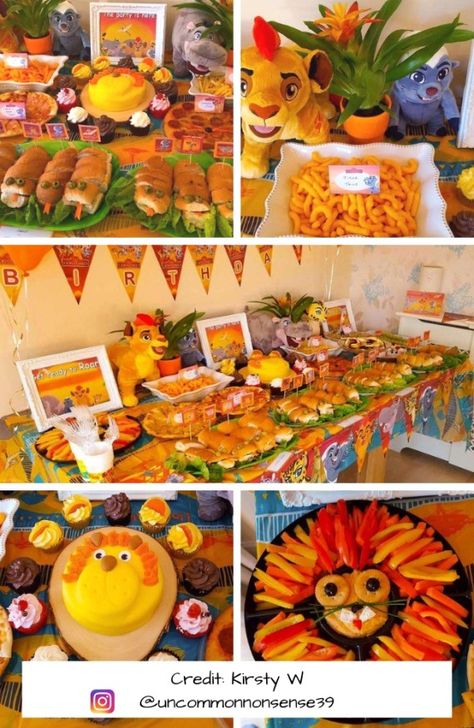 Lion King Party Inspirations - Birthday Party Ideas for Kids Lion King Girl Birthday Party, Lion King Party Food, Lion King Party Ideas, Lion King Party Favors, Birthday Lion King, Lion King Party Decorations, Lion Guard Birthday Party, Lion King Birthday Party, Lion King Birthday Party Ideas