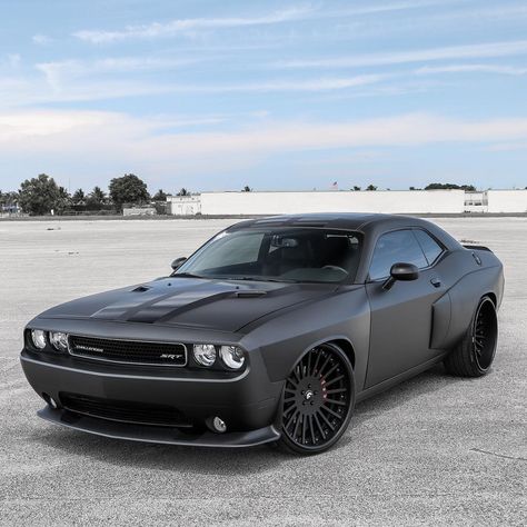 “#MatteBlack #WideBody #Dodge #Challenger on #Forgiatos by @coast2coastrims” Dodge Challenger Black, Forgiato Wheels, Dodge Challenger Hellcat, Dodge Srt, Challenger Srt Hellcat, Dodge Challenger Srt Hellcat, Hellcat Challenger, Challenger Srt, Dodge Challenger Srt