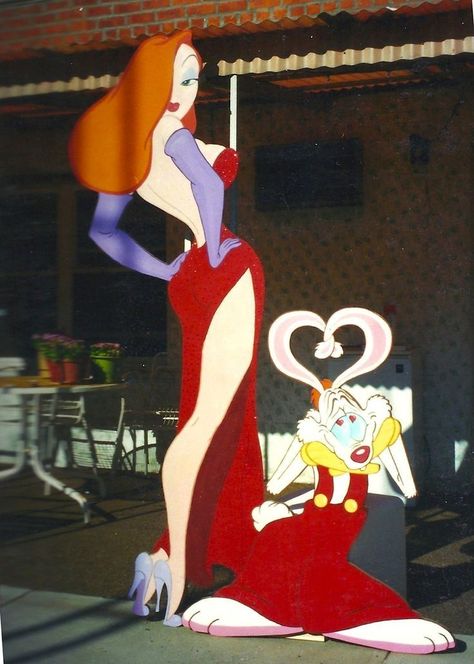 Jessica Rabbit Cartoon Wallpaper, Roger Rabbit And Jessica Rabbit, Rodger And Jessica Rabbit, Roger Rabitt And Jessica Costume, Jessica Rabbit Roger Rabbit Costumes, Jessica And Roger Rabbit Drawings, Jessica Rabbit Wallpaper Aesthetic, Roger X Jessica Rabbit, Who Framed Roger Rabbit Aesthetic