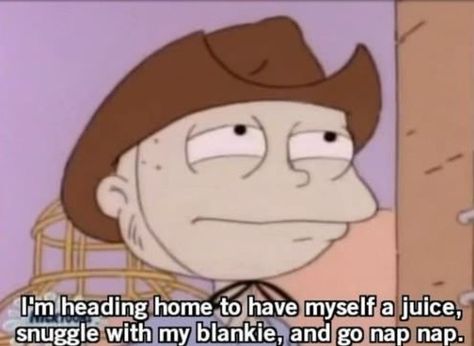 Rugrats. Tommy. Have myself a juice, snuggle with my blankie, and go nap nap. Pretty much every day after work. Back To University, 4 Panel Life, College Memes, What A Wonderful World, Final Exams, It's Funny, After Life, Have A Laugh, Reality Check