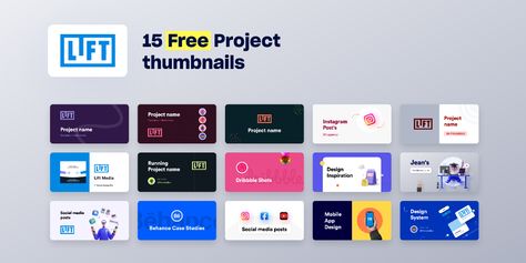 Thumbnails Freebie – Figma Figma Thumbnail Design, Thumbnail Template, Organizing Things, Class Presentation, Figma Design, Case Study Design, Study Design, Thumbnail Design, Email Template