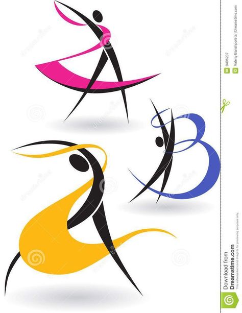 Fashion Logo Design Inspiration, Dance Vector, Dance Logo, Fashion Logo Design, Logo Design Creative, Line Art Drawings, Creative Logo, 로고 디자인, Logo Maker