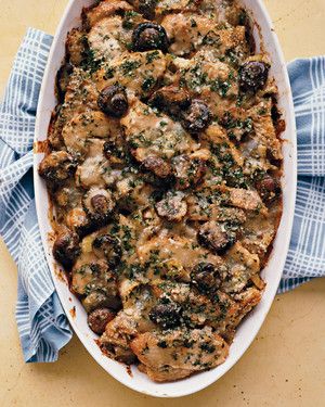 Chicken And Spinach Casserole, Leek Mushroom, Make Ahead Casseroles, Leek Recipes, Dinner Casserole Recipes, Spinach Casserole, Mushroom Casserole, Milk Bread, Mixed Vegetables